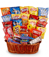 Chips, Candy & More Gift Basket 