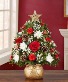 Chirstmas Bliss tree w/ Gold Ceramic Jar