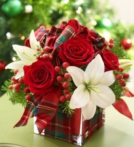 Christmas Present Bouquet  $50.95, $55.95 60.95