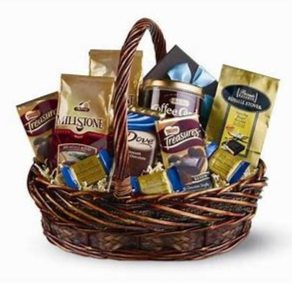 chocolate and coffee basket gift baskets