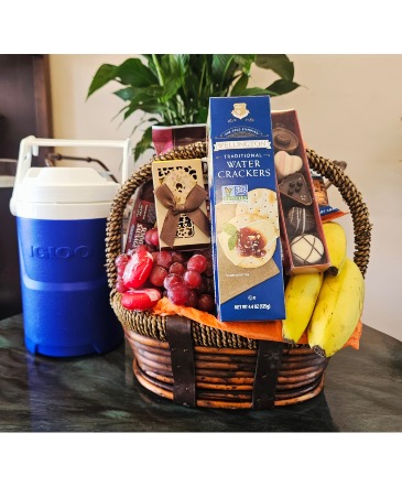 Chocolate and Fruit Gift Basket in Cape Coral, FL | ENCHANTED FLORIST OF CAPE CORAL Chocolate and Fruit Gift Basket in Cape Coral, FL | ENCHANTED FLORIST OF CAPE CORAL