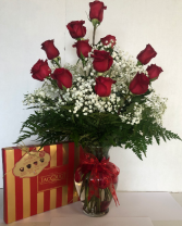 Chocolate and Roses combo