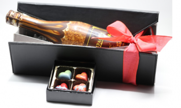 CHOCOLATE BOTTLE OF CHAMPAGNE
