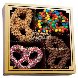 Chocolate Covered Pretzels 12 oz. Gourmet Chocolate   LOCAL DELIVERY ONLY