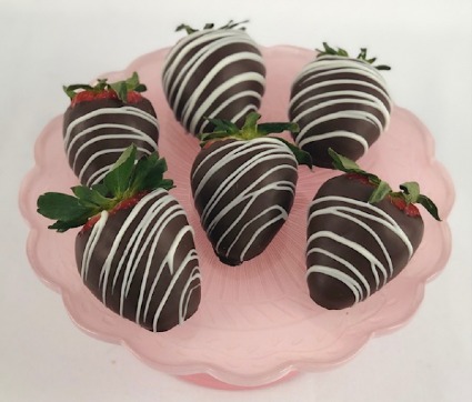 Chocolate Covered Strawberries (For 2/13-2/14) 4 Count, Half Dozen