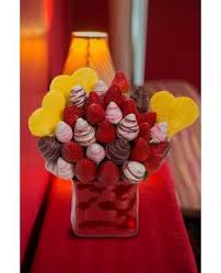 Chocolate Dipped Berries Blossom Edible Fruit Arrangement