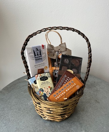 Chocolate Goodie Basket in La Grande, OR | FITZGERALD FLOWERS Chocolate Goodie Basket in La Grande, OR | FITZGERALD FLOWERS