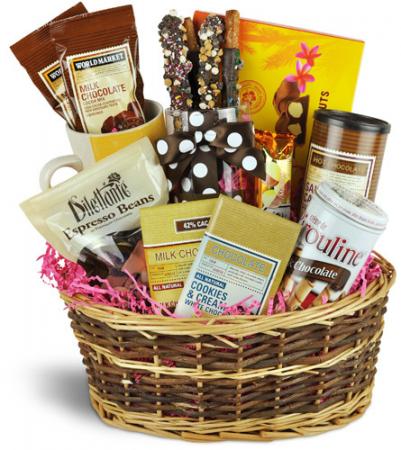 Chocolate Lover's Gift Basket  Gift Basket 