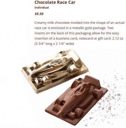 Chocolate Race Car