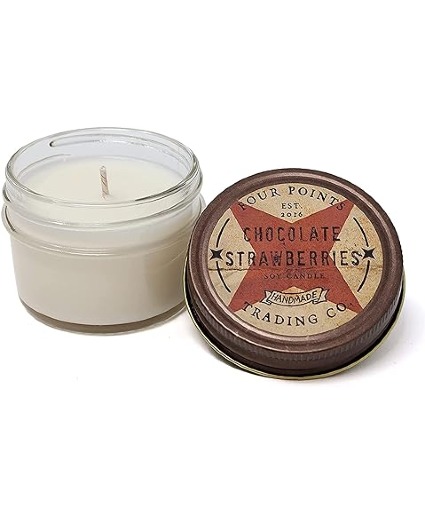 Chocolate Strawberries 4oz Candle