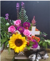 chocolates and Charm fresh floral