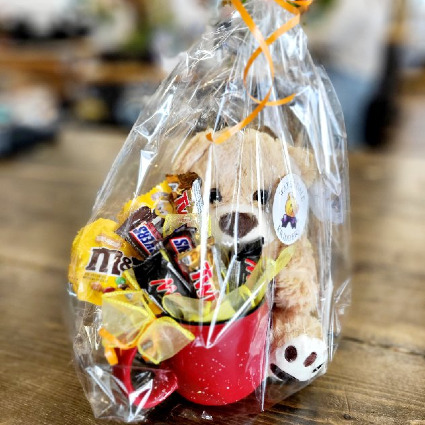 ChoMocca Me Please Chocolate Bear Mug Arrangement
