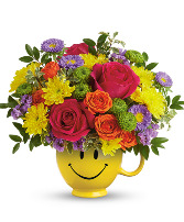 Choose Happy Bouquet TEV68-3A Teleflora