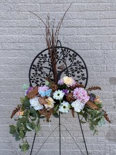 "Christina" Silk piece with mountable tree motif Silk arrangement