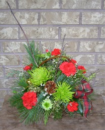 Festive Forest  Basket Arrangement