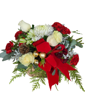Christmas Ambiance Basket Arrangement