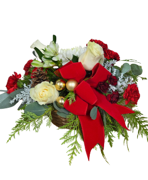 Christmas Ambiance Basket Arrangement