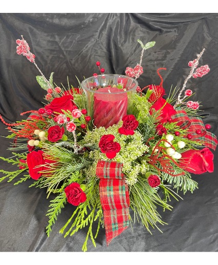 Jingle Bell Christmas Arrangement Christmas Florals