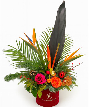 Christmas in Paradise (Red) Flower arrangement 
