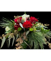 Christmas Arrangement Square Container 