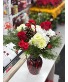 Christmas arrangement  vase arrangement 