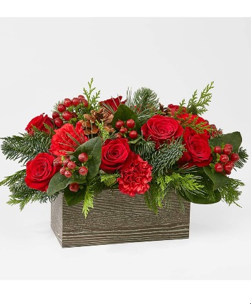 Christmas at the Cabin Table Top - Centerpiece in Gahanna, OH | EXPRESSIONS FLORAL DESIGN STUDIO