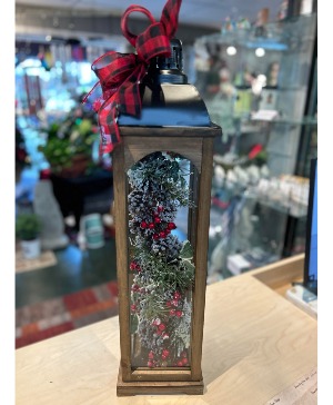 Christmas Berries Lantern  Christmas 