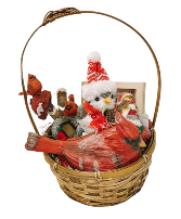 Christmas Bird Basket Gift Basket