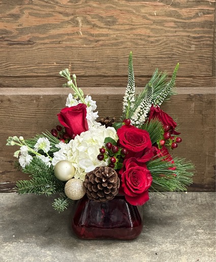 Christmas Bliss Vase arrangement