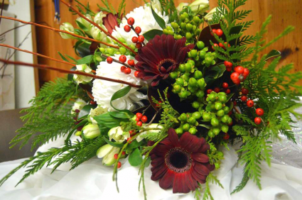 Christmas Bouquet Hand Tied Bouquet