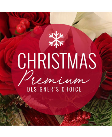 Christmas Bouquet Premium Designer's Choice in Charlottetown, PE | Hearts and Flowers