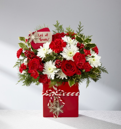 Christmas Box  Holiday Bouquet