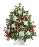 Christmas Boxwood Tree Fresh cut flowers 