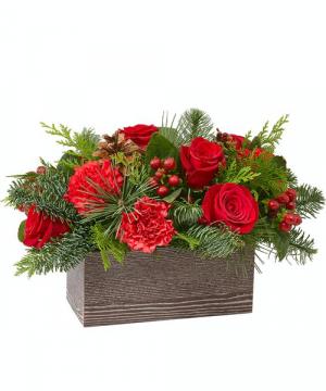 CHRISTMAS CABIN BOUQUET 