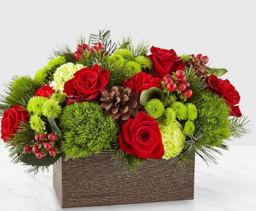 Christmas Cabin Holiday Bouquet in Whitesboro, NY | KOWALSKI FLOWERS INC.