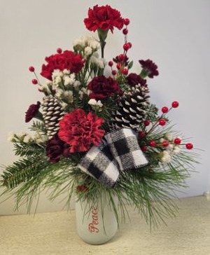 SOLD OUT Christmas Cabin     NFS-C11 Glass keepsake