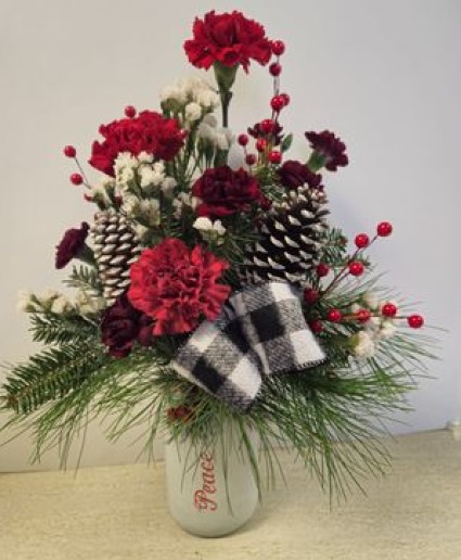 SOLD OUT Christmas Cabin     NFS-C11 Glass keepsake