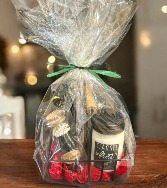 Christmas Candel Basket Gift Set
