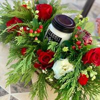 Christmas Candle Arrnagement