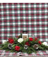 Christmas Candle Centerpiece  Centerpiece 