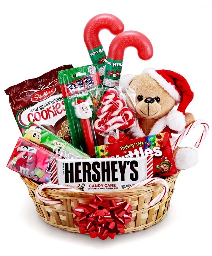 Christmas Candy Basket Food