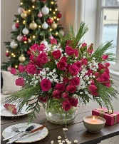 Christmas Candy Rose Arrangement 