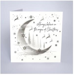 Christmas Card #3 Christmas Moon Card
