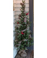 Christmas Cardinal Tree Permanent Tree