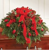 Christmas Casket Spray