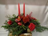 Christmas Blooms Centerpiece