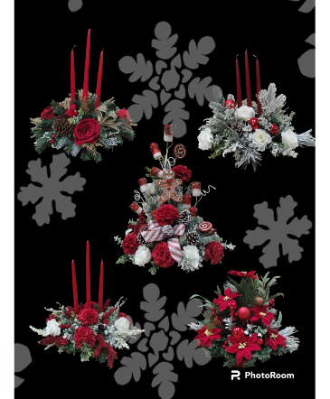 Holiday Centerpiece  Christmas in Oak Hill, WV | Designs By Barb & James Inc.