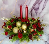 Holiday Cheer centerpiece Christmas centrepiece