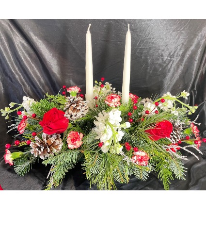 Christmas Cheer Centerpiece Christmas Florals