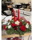 Christmas Centerpiece with 2 Candles  